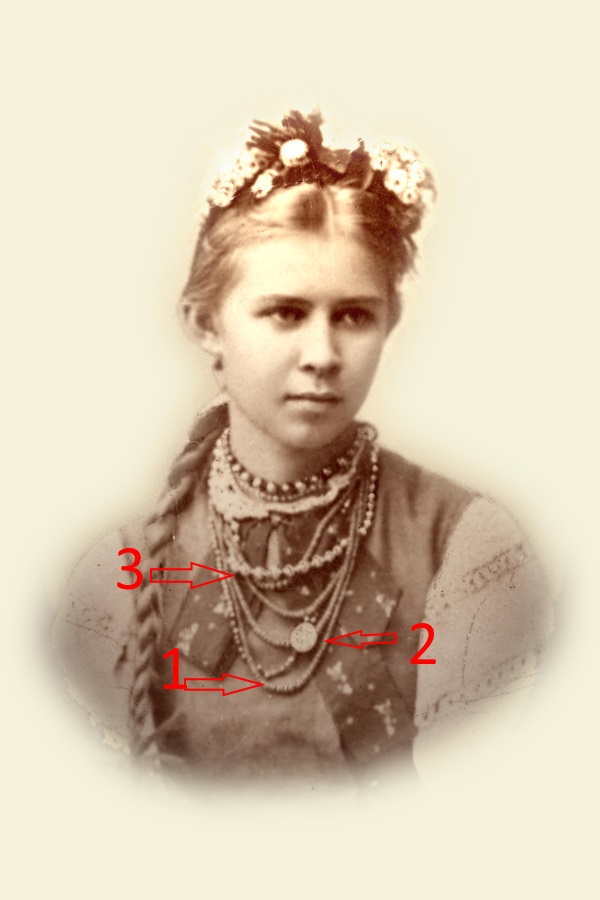 Леся Українка, прикраси